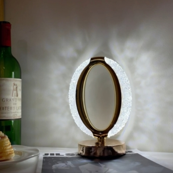 𝅺touch Control Crystal Table Lamp, 3 Color Changing Touch Contr… - Picture 12 of 12